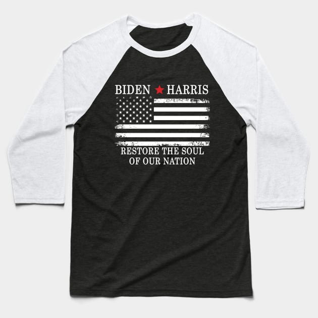 Biden Harris 2020 Baseball T-Shirt by Magic Arts